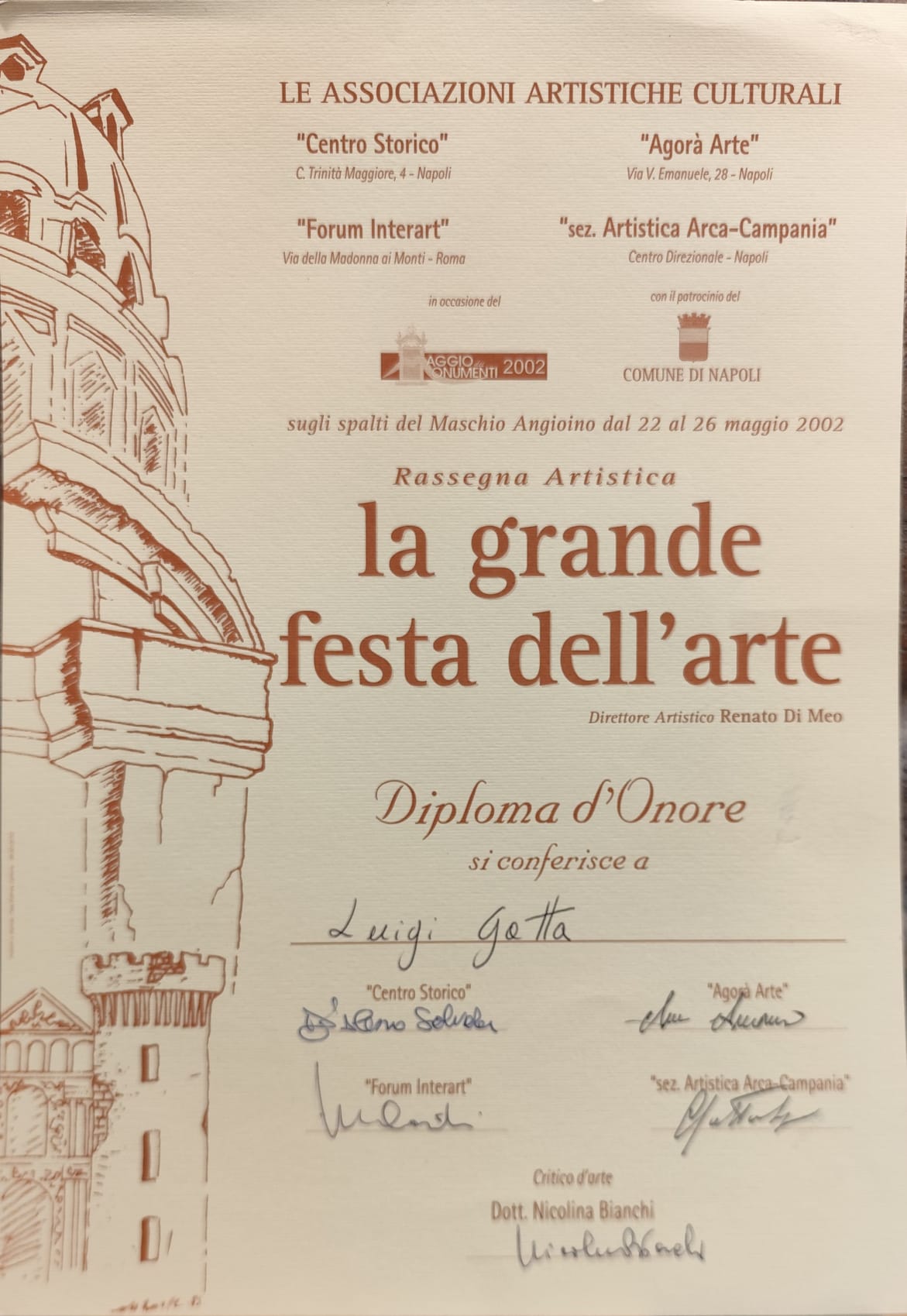 <La grande festa dell'arte - Napoli 2002